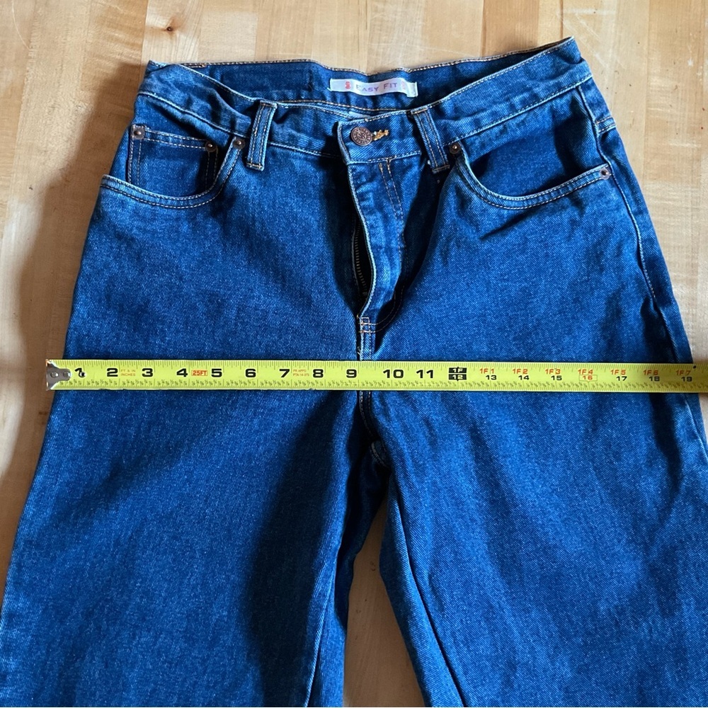 Bill Blass Dark Blue Straight Leg Jeans - Picture 8 of 12
